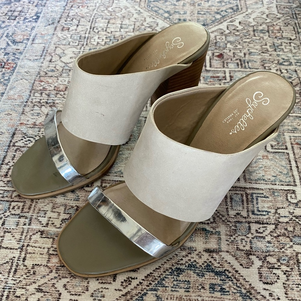 Tan sandals